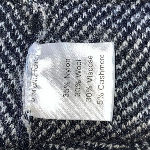 Joseph A. Bank Reserve Italian Yarn Mens Lg Blue V‎ Neck Sweater Pullover Luxury - Picture 6 of 9